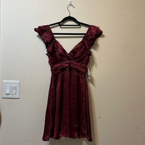 BNWT Altard State Burgundy Dress